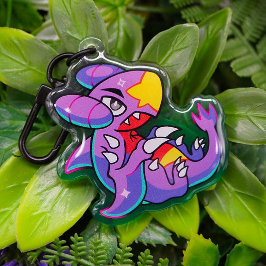 Garchomp Epoxy Keychain