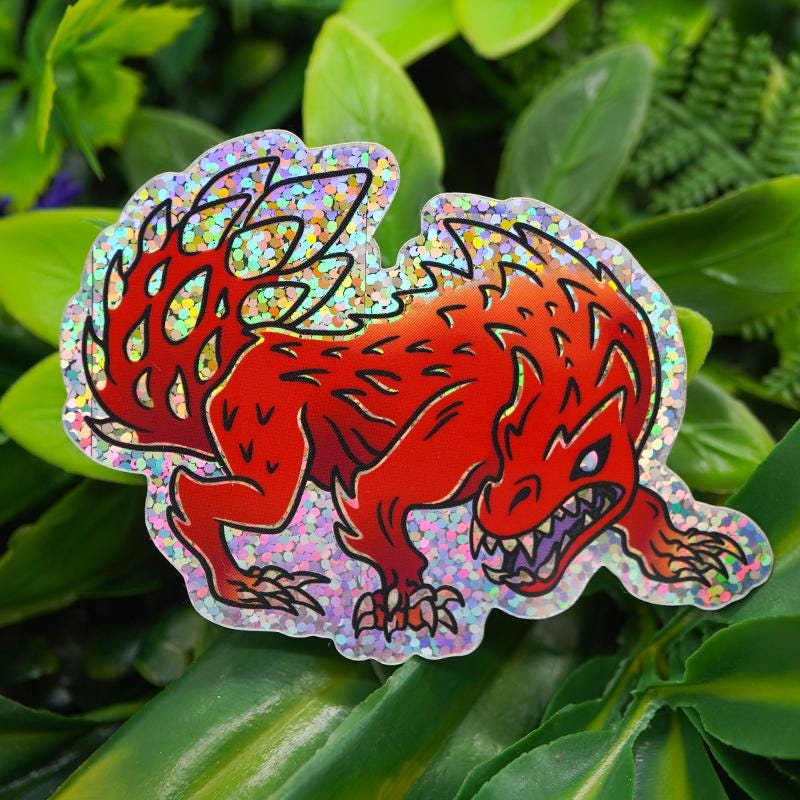 Odogaron Monster Hunter Vinyl Sticker