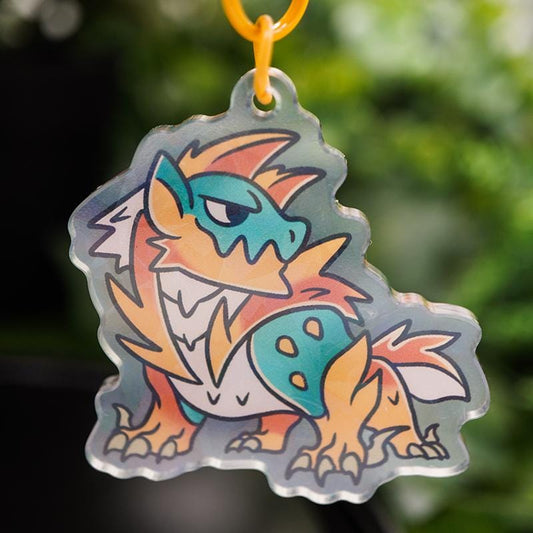 Zinogre Monster Hunter Acrylic Keychain