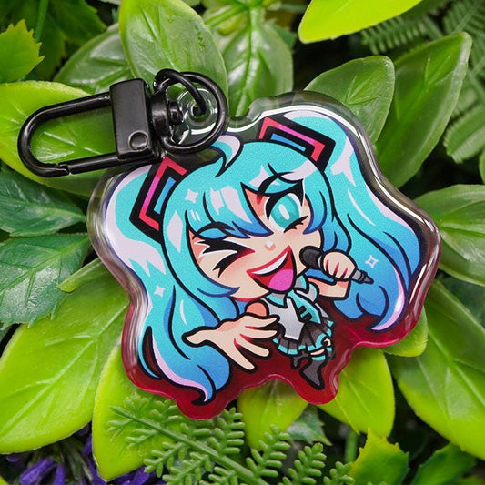 Hatsune Miku Epoxy Keychain
