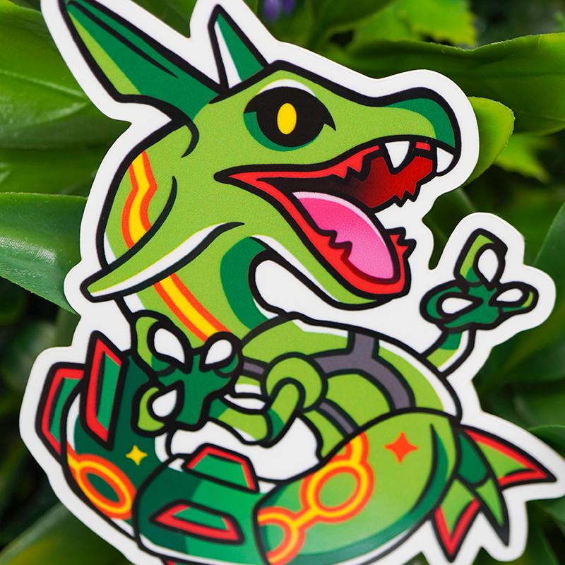 Rayquaza Pocket Monsters Sticker