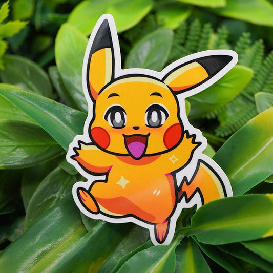 Pikachu Pokemon Vinyl Sticker
