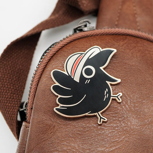 Monkey D. Luffy Crow Gold Enamel Pin