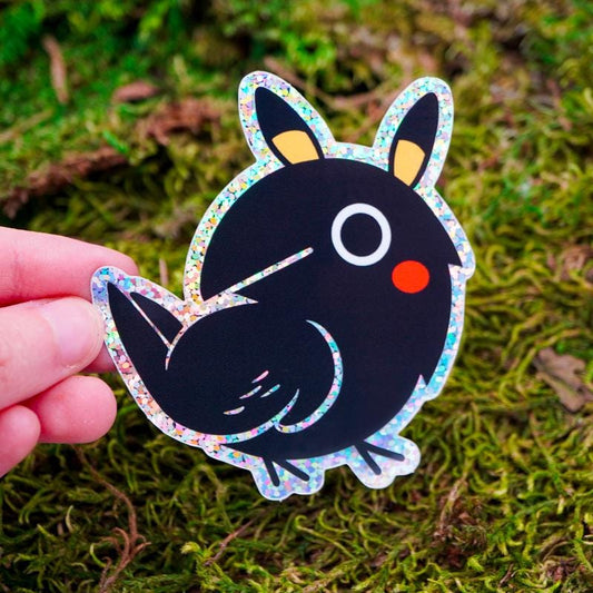 Pikachu Crow Vinyl Sticker