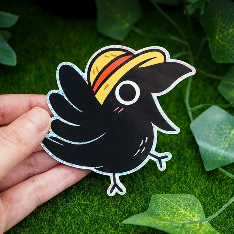 Monkey D. Luffy Crow One Piece Sticker