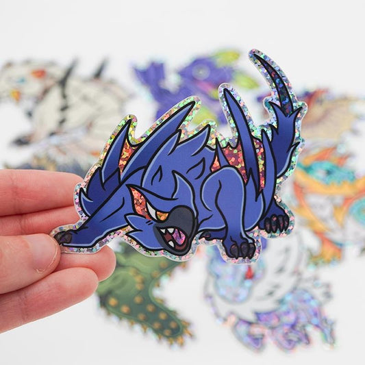 Silverwing Nargacuga Monster Hunter Vinyl Sticker