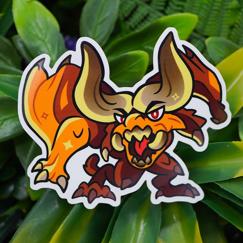 Diablos Monster Hunter Vinyl Sticker