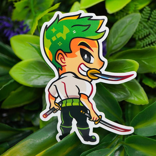 Zoro One Piece VInyl Sticker
