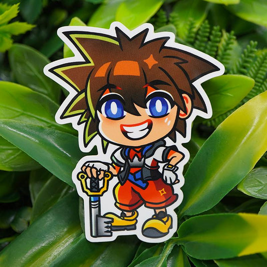 Sora Kingdom Hearts Vinyl Sticker