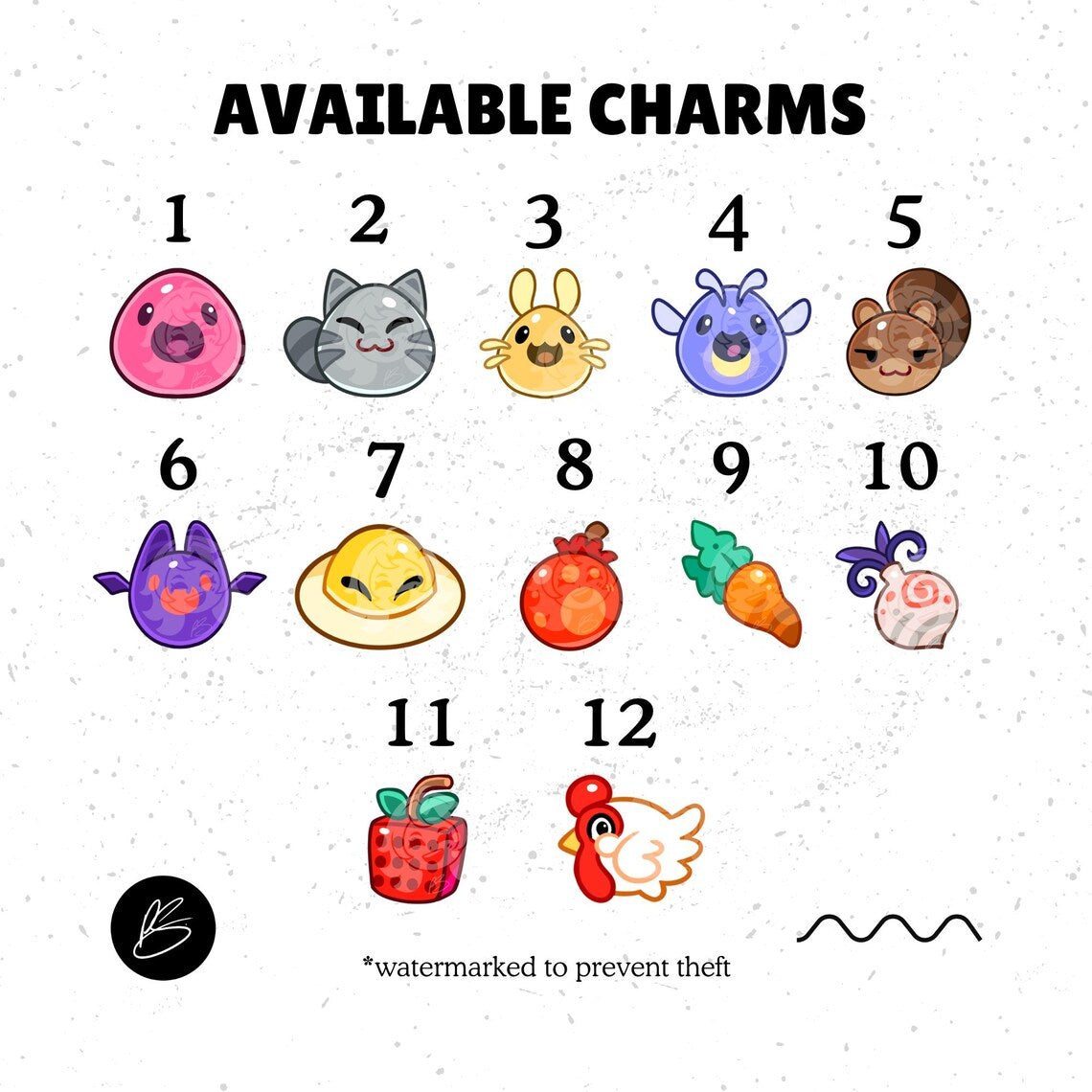 Slime Rancher Shaker Keychain