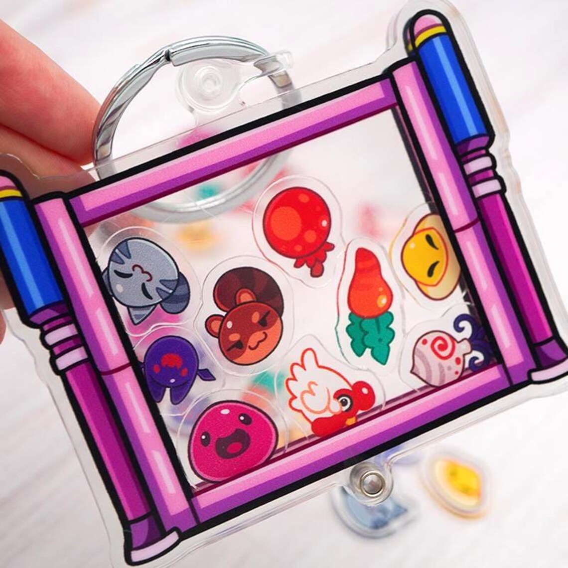 Slime Rancher Shaker Keychain