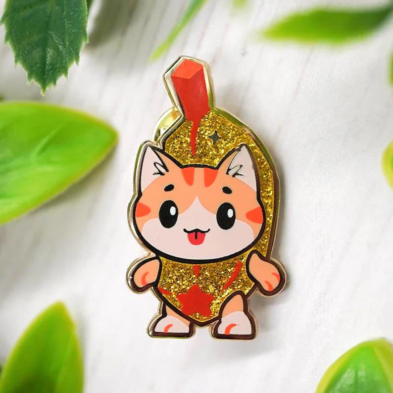 Banana Cat Enamel Pin