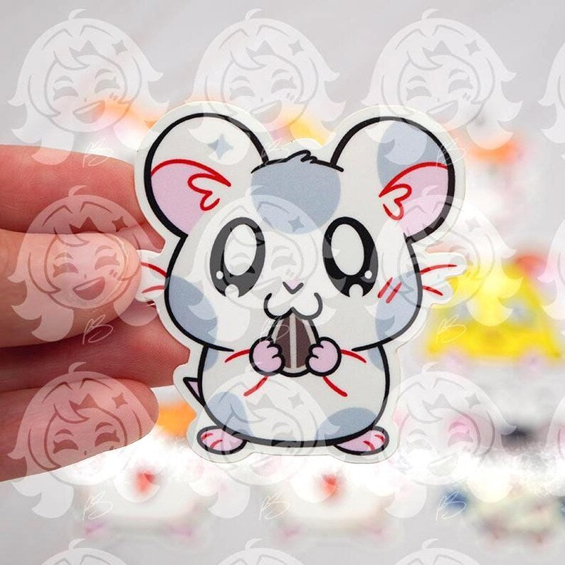 Hamtaro 10pc Sticker Set