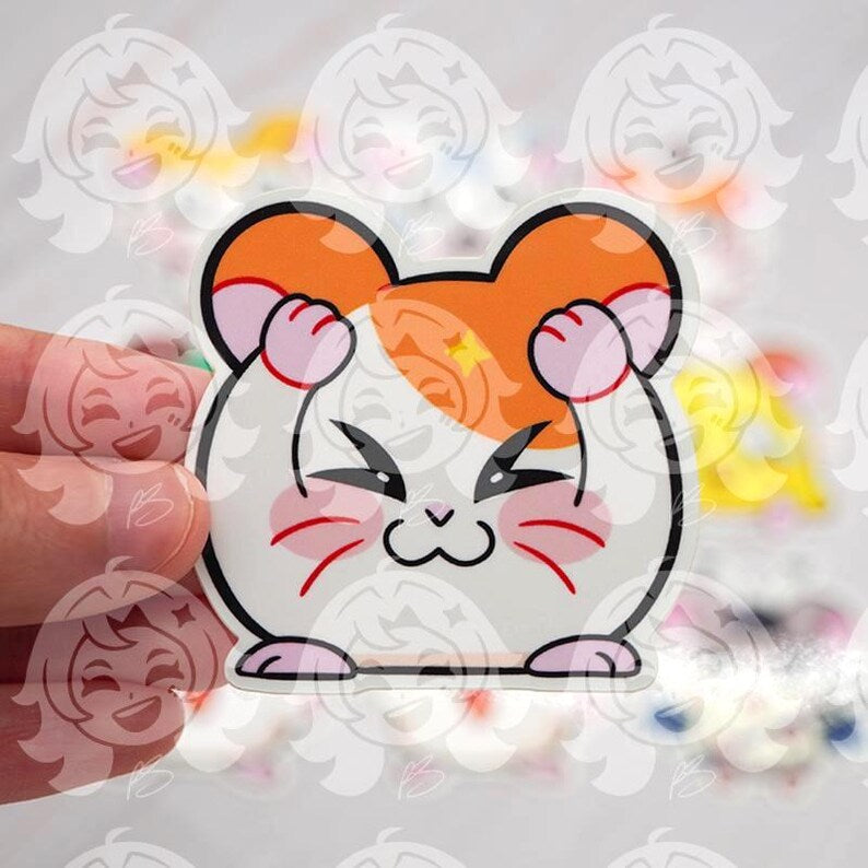Hamtaro 10pc Sticker Set