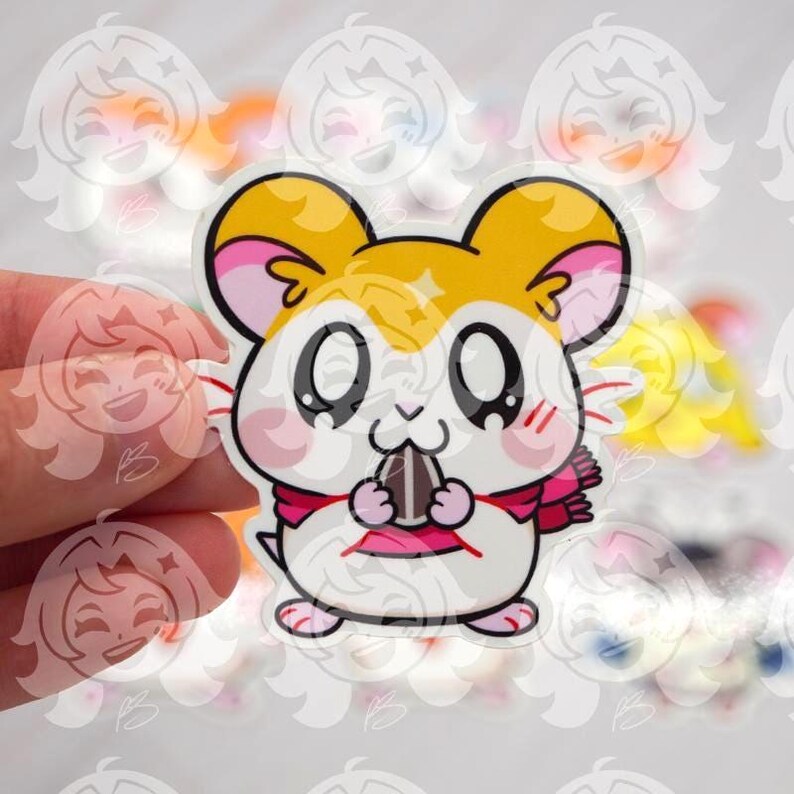 Hamtaro 10pc Sticker Set