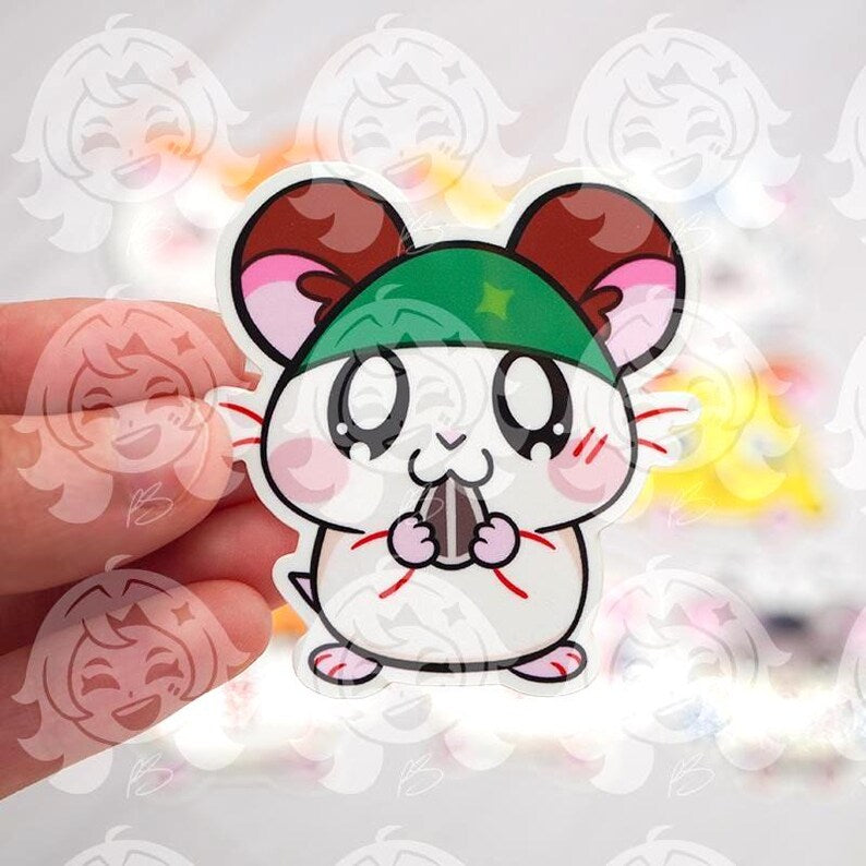 Hamtaro 10pc Sticker Set