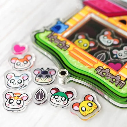 Custom Hamtaro Shaker Keychain